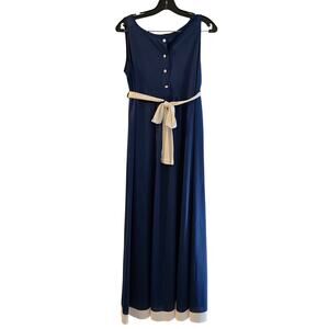 Vintage Gossard Artemis belted maxi nightgown S